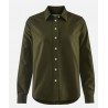 Ladies Oxford shirt Casual fit Green